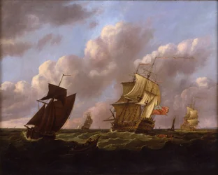 Paisagem marítima (óleo sobre tela)