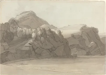 A Rocky Shore em Coombmartin, Devon (Combe Martin Bay)