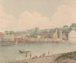Vauxhall Stairs, de Millbank, 5 de julho de 1797