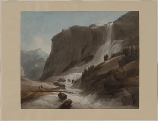 Cachoeira entre Chiavenna e Monte Splügen