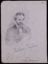 Retrato de H Thackeray Turner, c.1900 (lápis sobre papel)