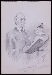 Retrato de Reginald Hallward