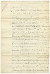 Inventário de Antoine Barada assinou Fran. Cruzat, Josef Bexmes, Dodier, Becquet, e outros, abril de 1782