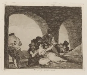 Amarga presencia (Amarga para Estar Presente), pl. 13 da série Los desastres de la guerra (Os Desastres da Guerra)