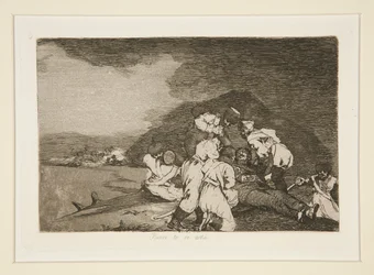 Você está bem? (É bem feito para você), pl. 6 de Os Desastres da Guerra