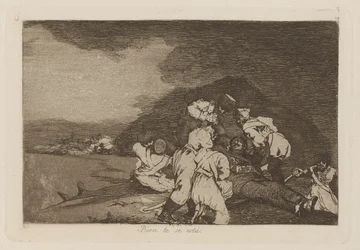 Você está bem? (É bem feito para você), pl. 6 da série Os Desastres da Guerra
