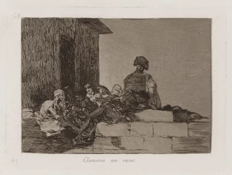Apelos são em vão, ilustração 54 de Os desastres da guerra