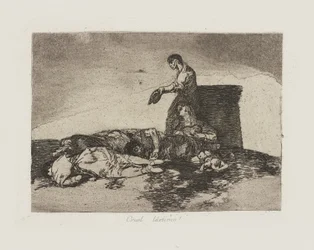 Cruel l?stima! (Cruel Tale of Woe!), pl. 48 da série Los desastres de la guerra (The Disasters of War)