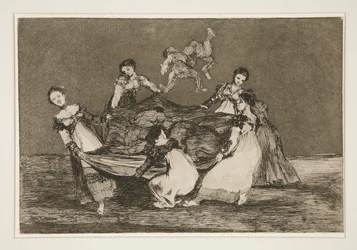 Disparate femenino (Feminine Folly), pl. 1 da série Los provérbios