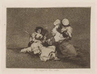 Las mugeres da valor (As mulheres dão coragem), pl. 4 da série Os Desastres da Guerra