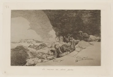 The Same Elsewhere, Placa 23 de The Disasters of War
