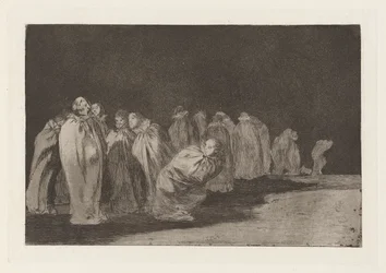 Los ensacados (The Men in Sacks), também conhecido como So el sayal, hay al (There is Something Beneath the Sackcloth), da série Los disparates (Los proverbios)