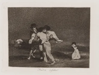 Madre infeliz! (Unhappy Mother!), Placa 50 de Los desastres de la guerra (Os Desastres da Guerra)