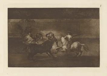 Mort de Pepe Illo (Morte de Pepe Illo, 3ª Composição), Placa F de La tauromaquia (3ª edição)