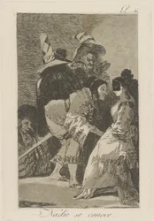 Nadie se conoce. (Ninguém conhece a si mesmo.), pl. 6 da série Los caprichos