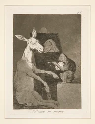 Ni mas ni menos (Nem mais nem menos), pl. 41 da série Los caprichos