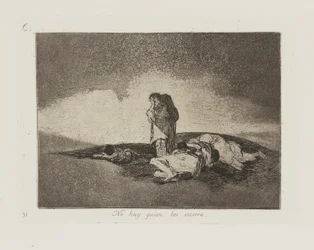 No hay quien los socorra. (Não há ninguém para os ajudar.), pl. 60 da série Los desastres de la guerra (Os Desastres da Guerra)