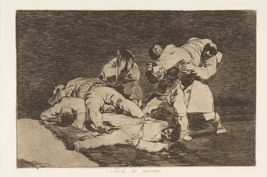 Ilustração 21 dos Desastres de Guerra Los Desastres de la Guerra: It w ..., 1810 publicado 1863.