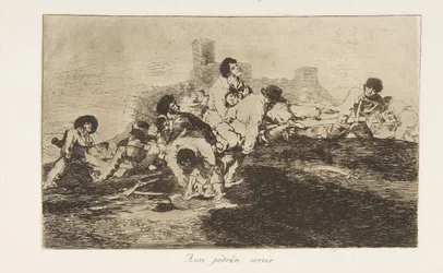 Ilustração 24 dos Desastres de Guerra Los Desastres de la Guerra: They ..., 1810 publicou 1863.
