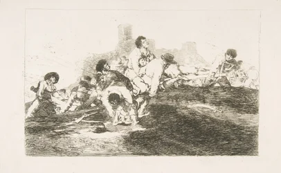 Ilustração 24 de Os Desastres da Guerra Los Desastres de la Guerra: Eles ainda podem ser de u ..., 1810.