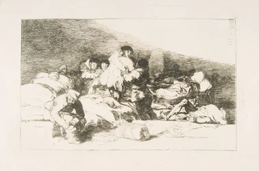 Ilustração 25 dos Desastres da Guerra Desastres da Guerra: Estes também. Também e ..., 1810.