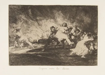 Placa 41 de Os Desastres da Guerra Los Desastres de La Guerra: They ..., 1810 publicou 1863.