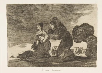 Ilustração 45 dos Desastres de Guerra Los Desastres de la Guerra: E t ..., 1810 publicado 1863.