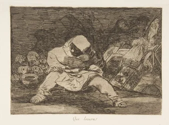 A placa 68 de Desastres de guerra Los Desastres de la Guerra ..., depois de 1814-15, publicou 1863.