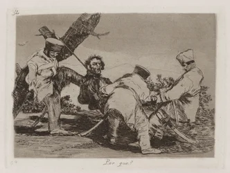 Por que [sic]? (Porquê?), Placa 32 de Los desastres de la guerra (Os Desastres da Guerra)
