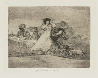 Qu? alboroto es este? (O que é este Hubbub?), pl. 65 da série Los desastres de la guerra (Os Desastres da Guerra)