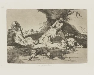 Veja aprovechan. (Eles Fazem Uso Deles.), pl. 16 da série Los desastres de la guerra (Os Desastres da Guerra)