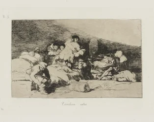 Também estes. (Estes também.), pl. 25 da série Os Desastres da Guerra