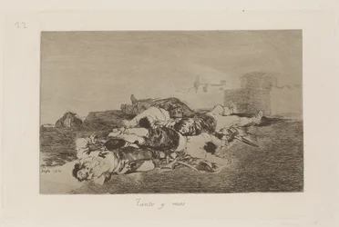 Ambos e mais (ainda pior), Placa 22 de Os Desastres da Guerra