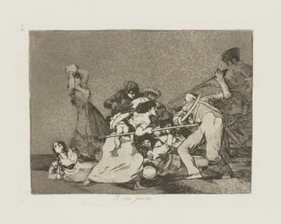 Y filho feiras. (E Eles São Como Bestas Selvagens.), pl. 5 da série Los desastres de la guerra (Os Desastres da Guerra)