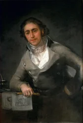 Portrait of a man Evaristo Pérez de Castro, ca 1806.