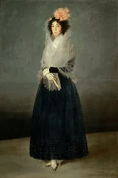 Retrato da Condessa del Carpio, Marquesa de la Solana 1757-1795, ca 1794.