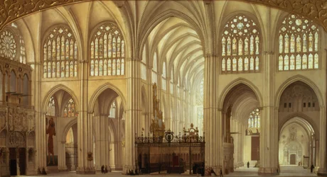 O interior da Catedral de Toledo, 1856
