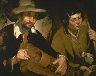 O jogador cego do Hurdy-Gurdy, c.1640