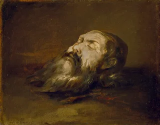 Cabeça de um santo decapitado