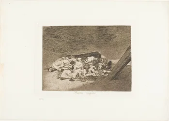 Colheita dos mortos, placa 63 de The Disasters of War