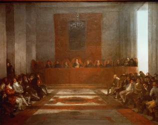 O rei Filipe IV de Espanha abre a Junta das Filipinas (óleo sobre tela)