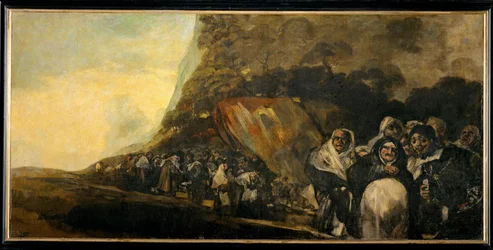 Peregrinação ao poço de Santo Isidoro (pintura sobre tela)