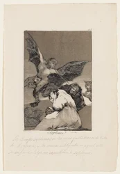 Soplones, placa de "Los Caprichos", 1799