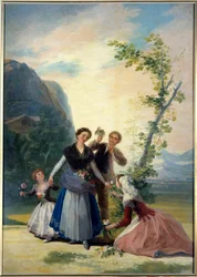 Pintura de Primavera de Francisco de Goya (1746-1828) Século XIX. Dim. 2,77 X 1,92 m. Madrid. Museu do Prado