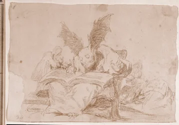 Os Desastres da Guerra : Contra o bem comum (desenho preparatório