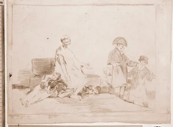 Os Desastres de Guerra : Se forem de outra linha (desenho preparatório
