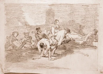 Os Desastres da Guerra : Eles ainda poderão servir (desenho preparatório