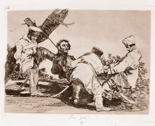 Os Desastres da Guerra : Porquê (gravura a partir do desenho preparatório
