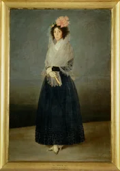 A condessa del Carpio, marquesa de la Solana Pintada por volta de 1795, ano da sua morte ...