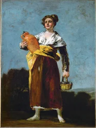 O carregador de água (óleo sobre tela)